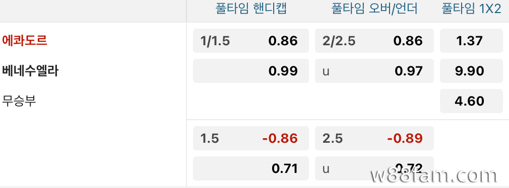 다른 유형의 핸디캡 - 각 경기에 적합한 옵션