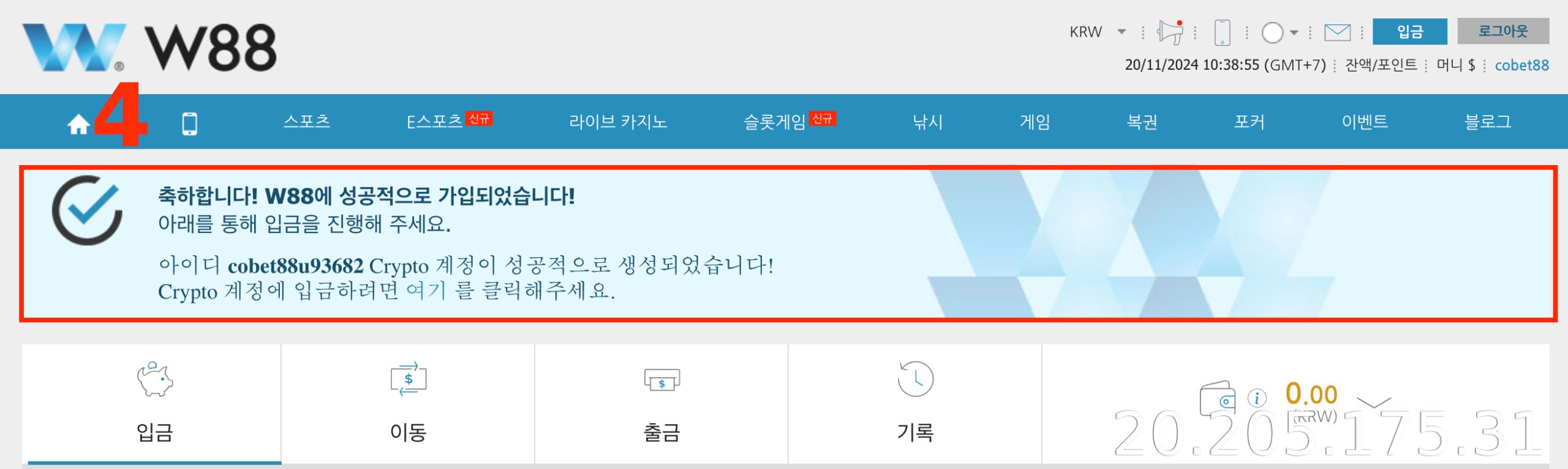 체험 시작